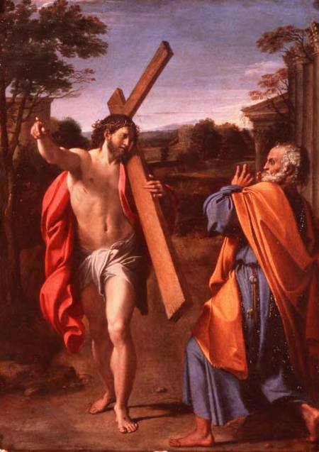 Christ Appearing to St. Peter on the Appian Way from Annibale Carracci