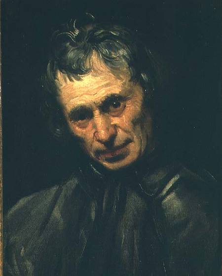 Head of an old man from Annibale Carracci