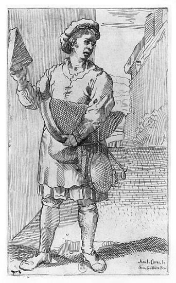 The Parmesan cheese Seller from Annibale Carracci