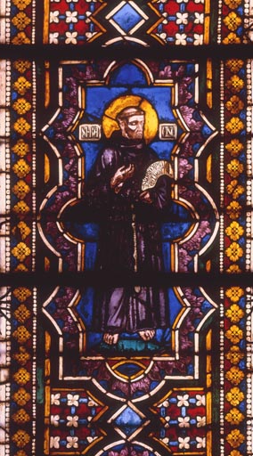 Assisi, Glasfenster, Hl.Franz v.Assisi from Anonym, Haarlem