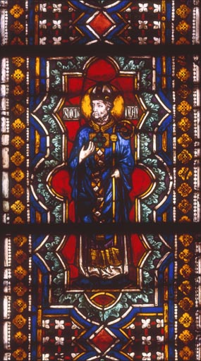Assisi, Glasfenster, Hl.Nikolaus from Anonym, Haarlem