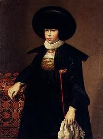 Portrait Magdalena Wettstein from Anonym, Haarlem