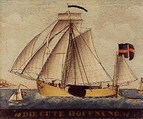 Illustration of the Ship "The Good Hope" from Anonym, Haarlem