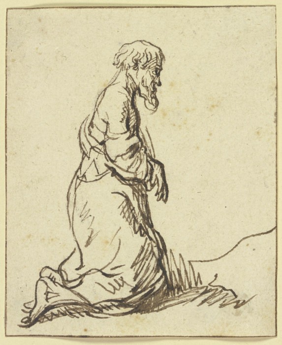 Kniender Mann (Heiliger Hieronymus) from Anonym