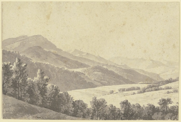 Landscape near Subiaco from Anonym