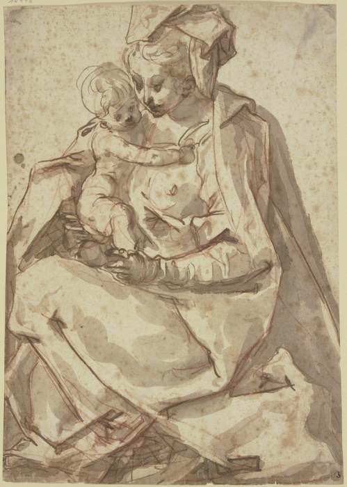 Madonna with child from Anonym