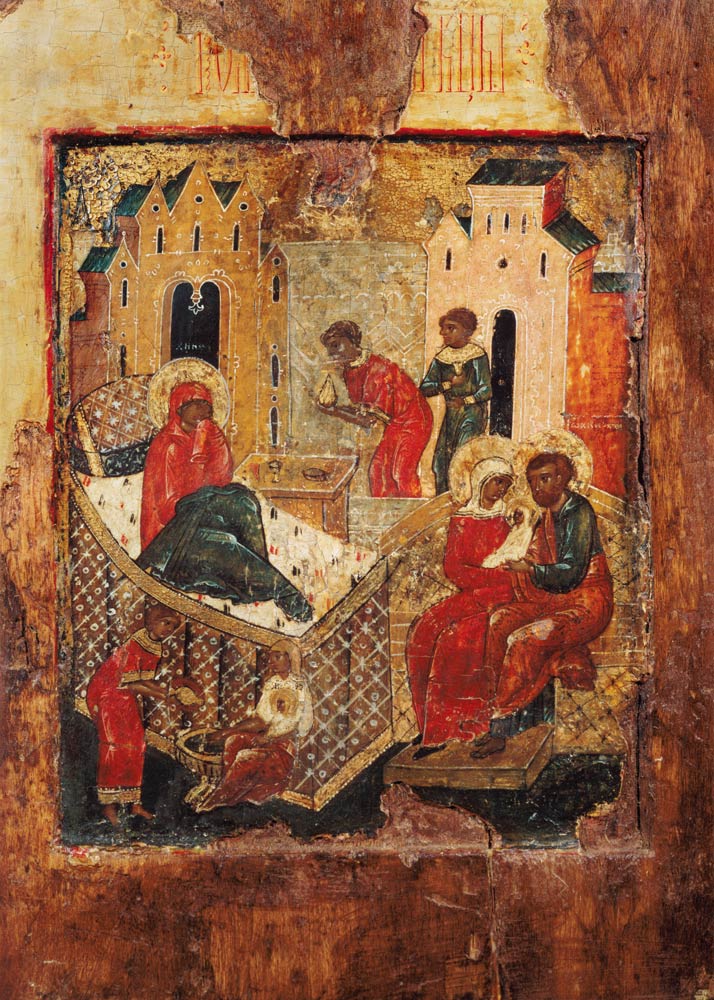 The Birth of the VirginRussian (Moscow) from Anonymous painter