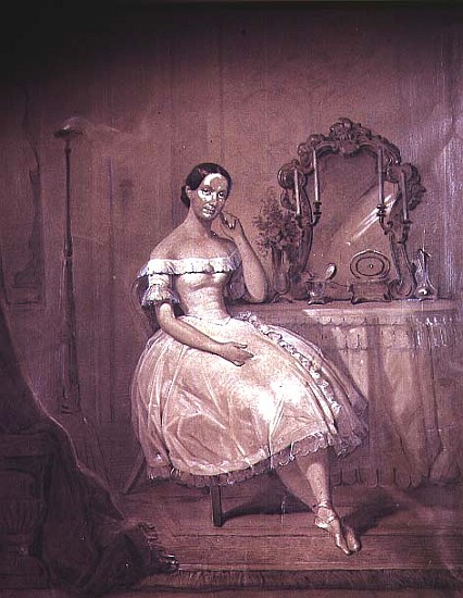 Ballerina in 19th Century Ballet from Anonymous painter