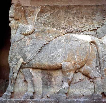 Bas-relief of an anthropomorphic bull from Anonymous painter