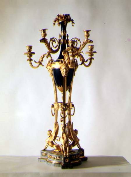 Six-branched tripod candelabrumParis from Anonymous painter