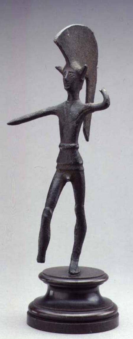 Bronze figure of a warriorUmbrian from Anonymous painter