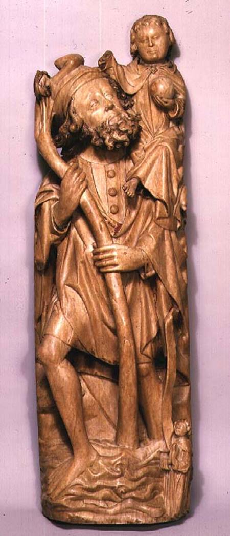 St. Christopher, sculpture,English from Anonymous painter