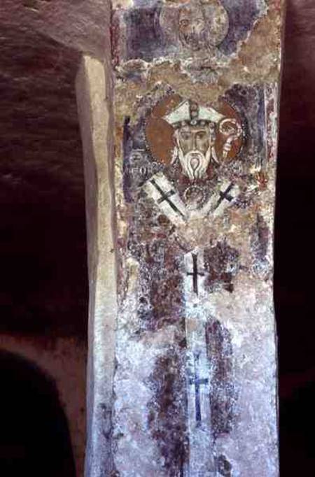A Damaged Fresco of a Bishop from Anonymous painter