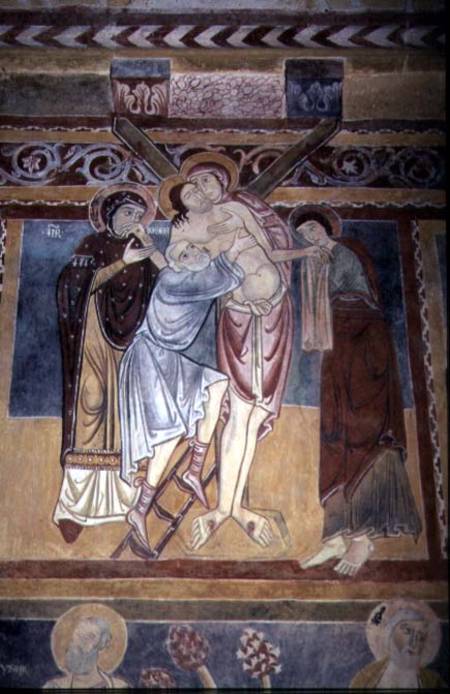 The Deposition of Christ from the cycle representing the Calendar of the Diocese of Valva from Anonymous painter