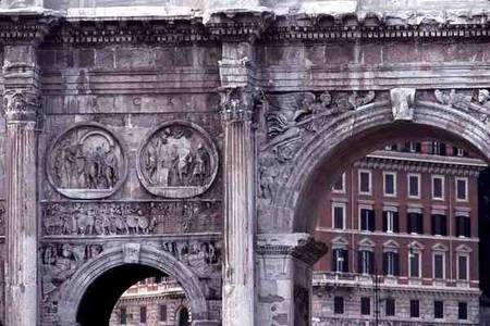 Detail from the Arch of Constantine from Anonymous painter