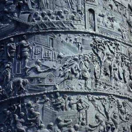 Detail from Trajan's Column from Anonymous painter