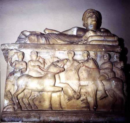 Etruscan Cinerary Urn from Anonymous painter