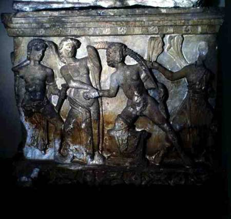 Etruscan sarcophagus from Anonymous painter