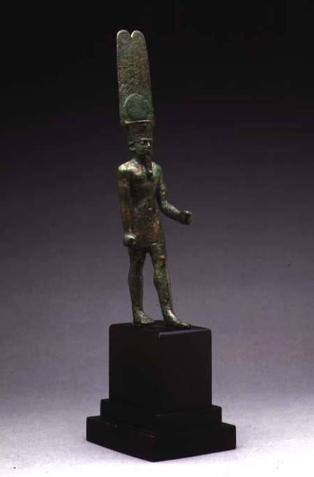 Figure of the god Amon-Re, Egyptian,probably Late Period from Anonymous painter