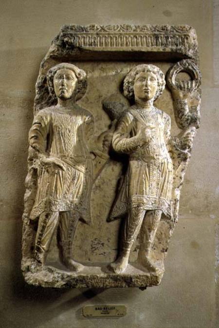 Fragment of a bas-relief plaque depicting two soldiersfrom Palmyra from Anonymous painter