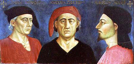 The Three Gaddi, Taddeo, Zenobi and Agnolo or Angelo from Anonymous painter