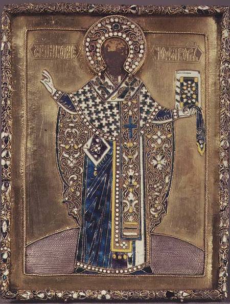 Icon showing St.Nicholas the Miracle WorkerMoscow from Anonymous painter