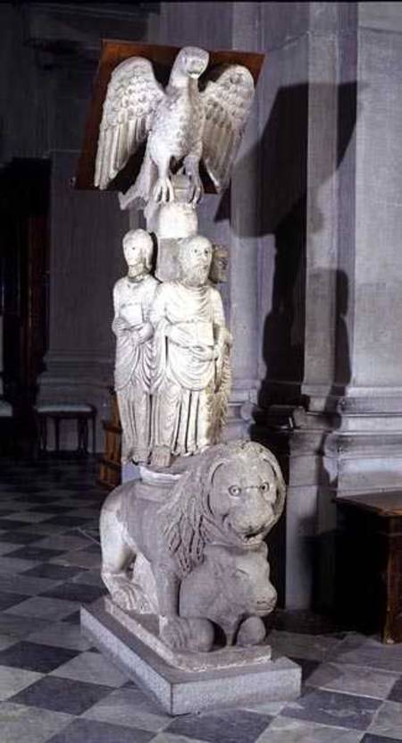 Lectern carrying the symbols of the four Evangelists from Anonymous painter