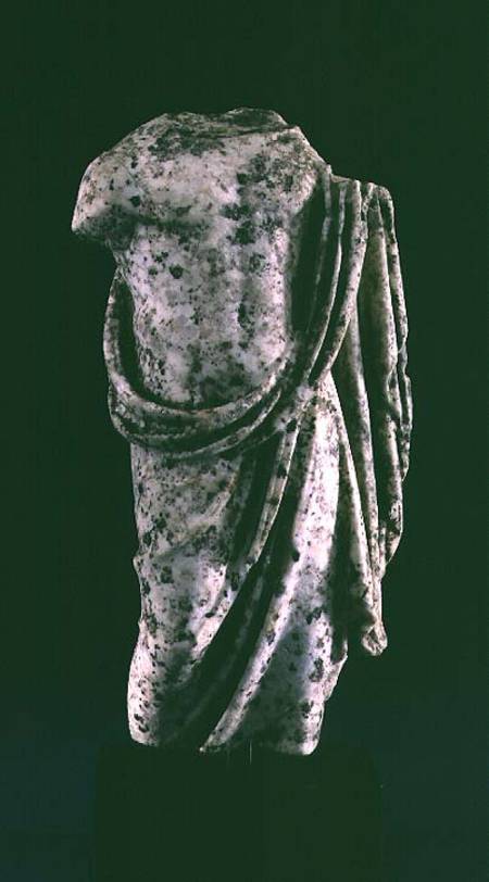 Male torso wearing a himationRoman from Anonymous painter