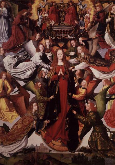 Mary - Queen of Heaven by Master of the St. Lucy Legend from Anonymous painter