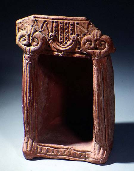 Model of a shrine with sacred columnsIron Age from Anonymous painter