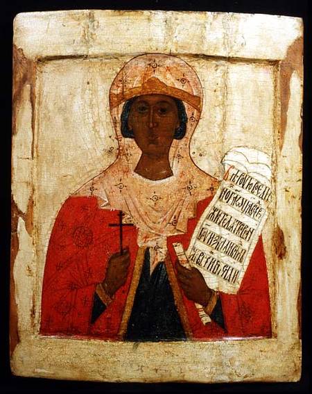 St. ParaskyevaRussian icon from Rostov/Suzdal from Anonymous painter