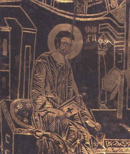 Plaque depicting St. Mark the Evangelist, Russian from Anonymous painter