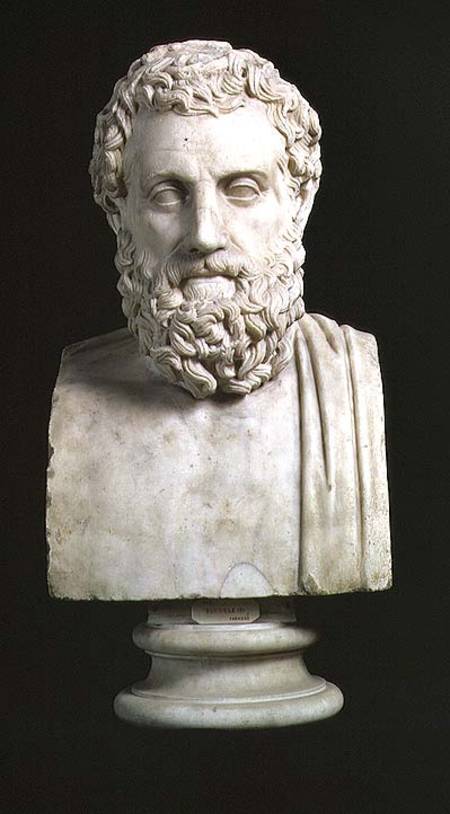 Portrait bust of Sophocles (c.496-405 BC) from Anonymous painter