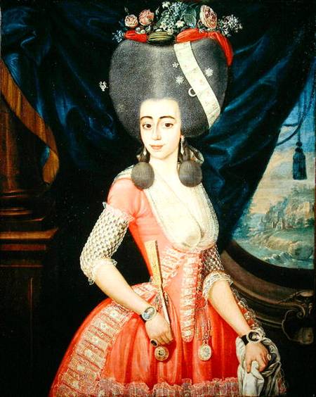 Portrait of an Elegant Lady from Anonymous painter