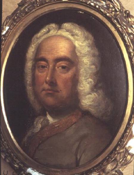 Portrait of Handel from Anonymous painter