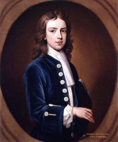 Portrait of the younger son of William, Earl of Dumfries from Anonymous painter