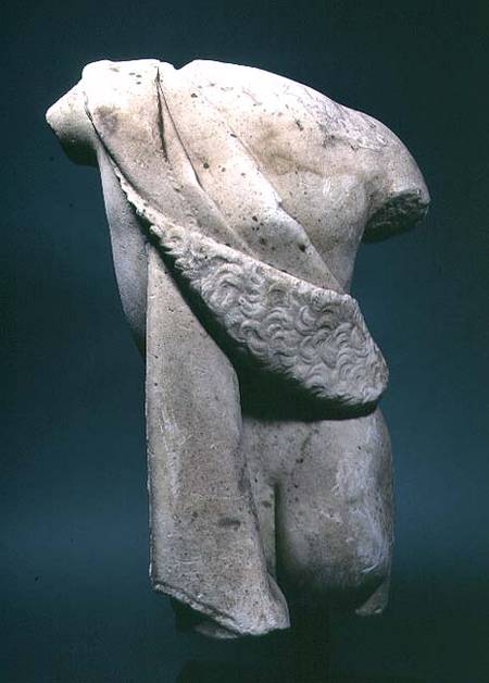 Roman marble torso of a satyr or faun (back view) 1st century BC/AD  (90518 from Anonymous painter