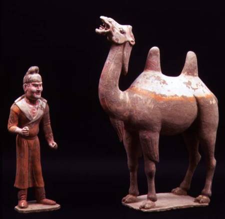 Servant and Camel (Travelling Along the Silk Route) Chinese from Anonymous painter
