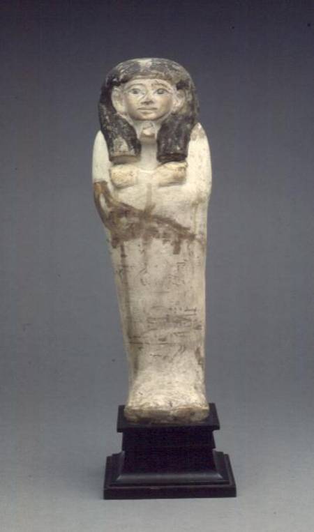 Shabti figure of Senna, Egyptian, New Kingdom (18th Dynasty) from Anonymous painter