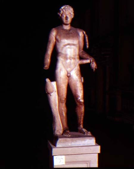 Statue of a youth with the attributes of Mercury Roman from Anonymous painter