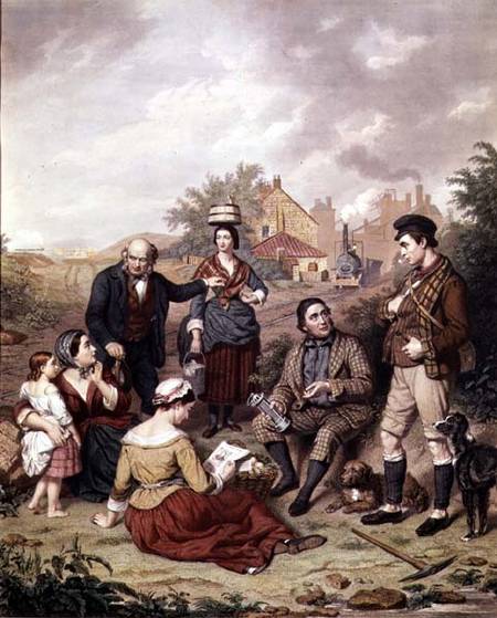 Stephenson and his Family from Anonymous painter