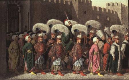 Sultan Mahmud II: procession from Anonymous painter