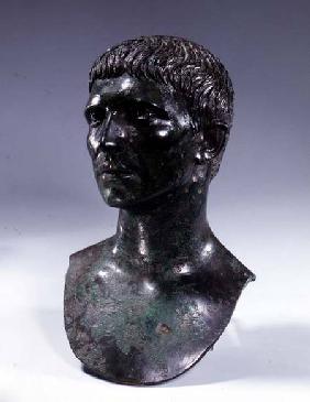 Bronze head of a manRoman
