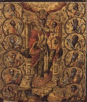 Christ in the Vine: (part of a diptych, see also 49191 ),icon from Ionian Isles