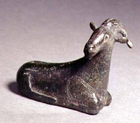 Hollow-cast figure of a goat, Eastern Greek,Archaic Period