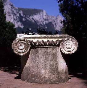 Ionic capital from 'The Studio' (photo)