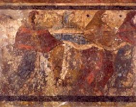 Ritual Funeral Dancedecoration from Tomb no.11 from Via dei Cappuccini