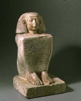 Seated figure of the God SnabEgyptian
