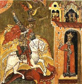 St.George and the DragonUkranian icon