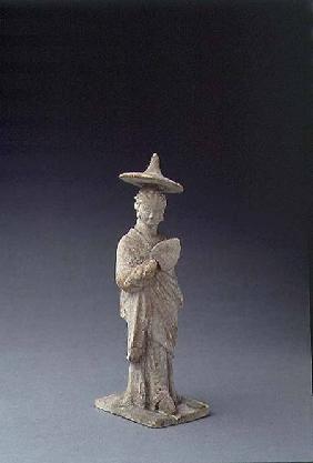 Terracotta figure of a woman